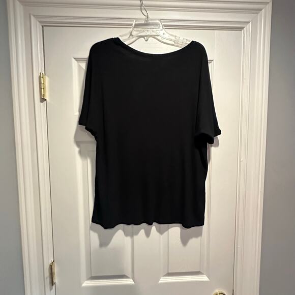 H By Bordeaux Knit Slouchy Top Oversized Minimalist Stretch Shirt NWT Medium - Picture 13 of 14